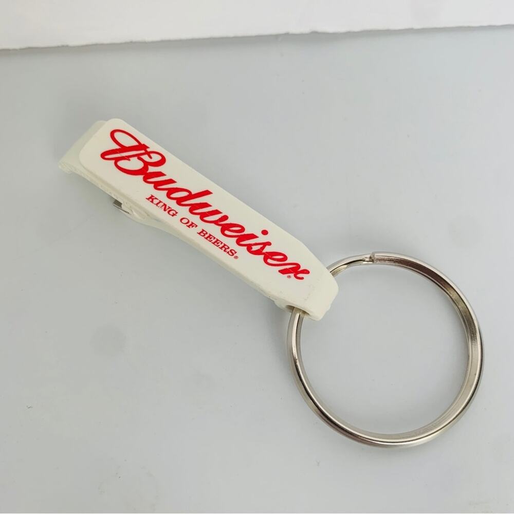 Vintage Budweiser Bottle Opener Keychain